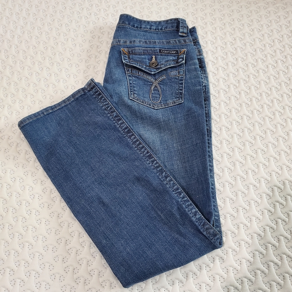 Calvin Klein Jeans Lean Boot Bootcut Jeans Sz 6 / 28